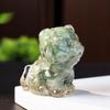 Resin Tiger Figurine Home Decor With Natural Crystal For Living Room Display