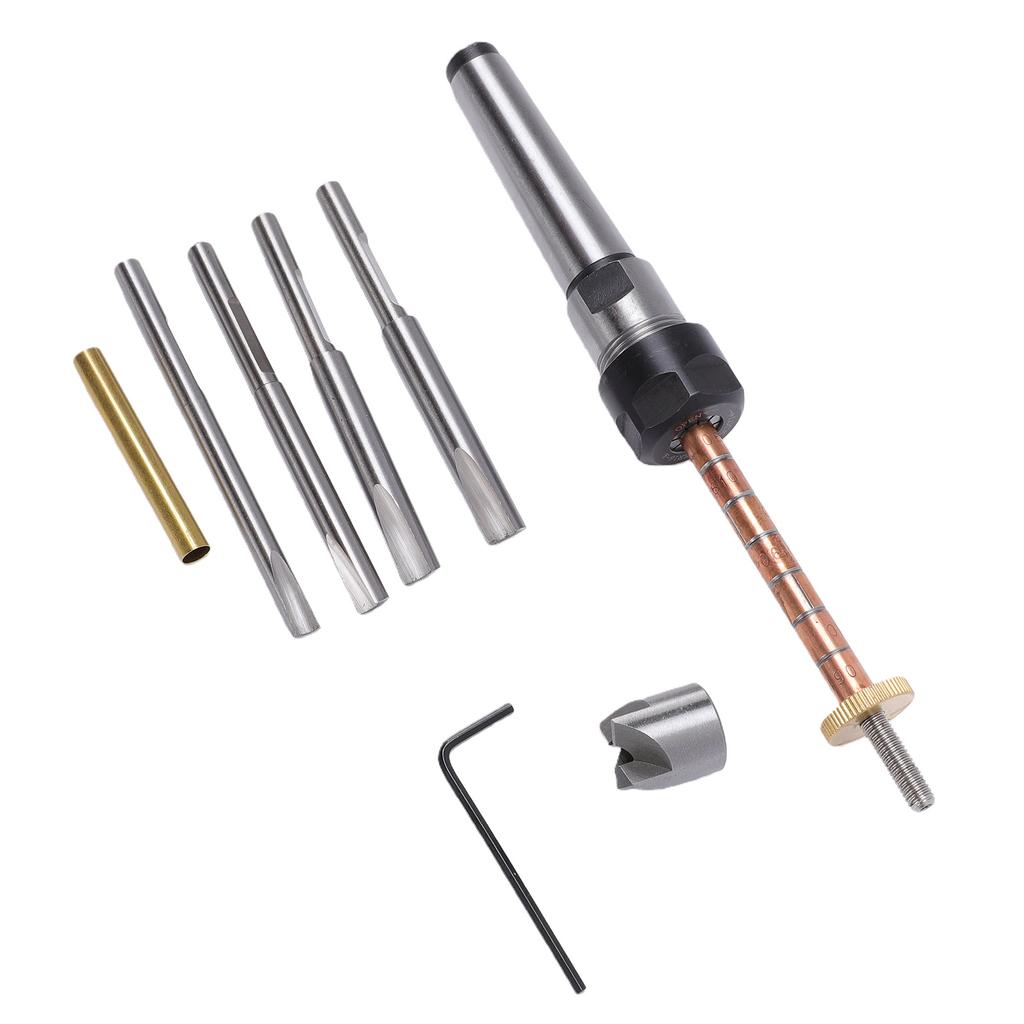 Pencil Trimmer Kit Pencil Trimmer System Milling Cutter Set Turning Mandrel Pilot Cutter Shafts Cutting Head Sleeve