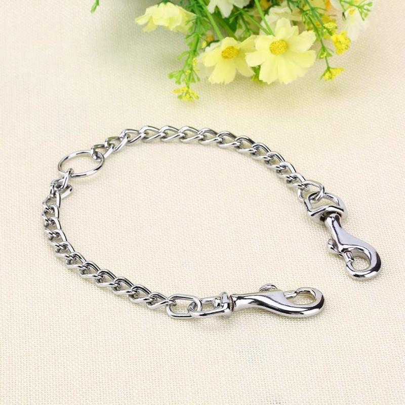 Two Way Stainless Steel Dog Leash Coupler Two In One Connect Chain For Walking 2 Pets Multi Size Safe Link Outdoor Puppy Walking