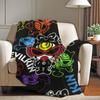 Fashion print H Hysteric M Mini Blanket For Sofa Office Bed Plane Travel Sleep Read Relax Camping Soft And Warm