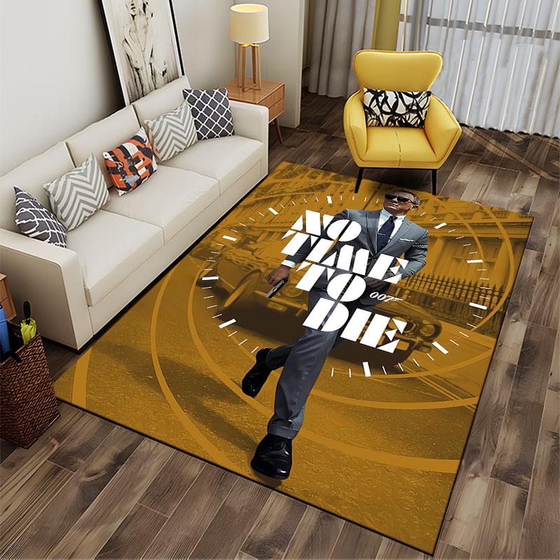 Man In Suit with Car Design Suitable As a Non-slip Mat for the Living Room or Bedroom Sofa