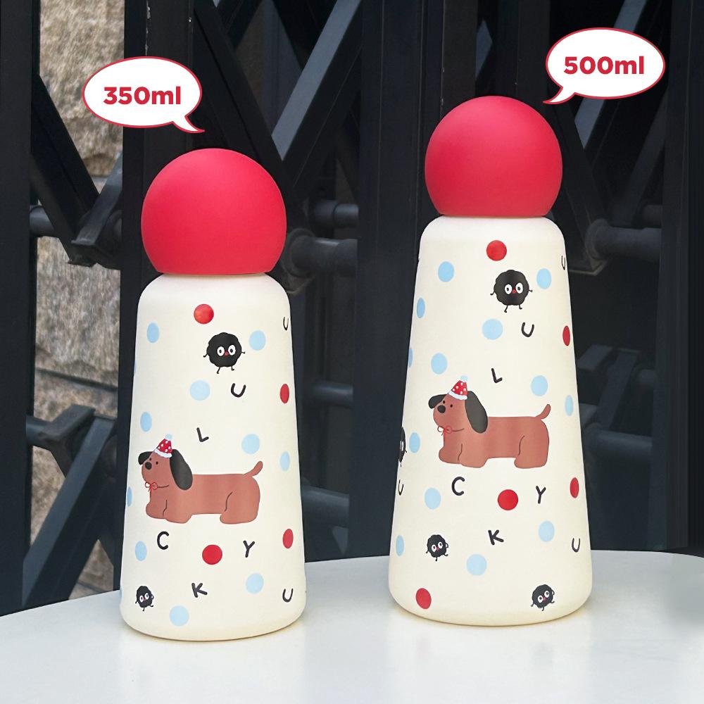350Ml Stainless Steel 316 Thermos Cup Creative Cute Student Children Portable Outdoor Sports Water Cup