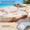 Resin Starfish Shell Conch Rice Beaded Bracelets For Women Men Trendy Sea Star Ocean Beach Bangle Summer Holiday Party Jewelry