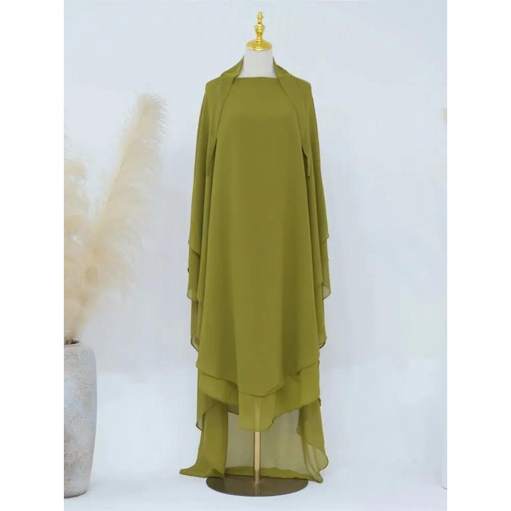 

Рамадан Химар Абая Саудовская Аравия Турция Ислам Мусульманский Хиджаб Платье Одежда для Молитвы Абая для Женщин Кебая Халат Femme Musulmane One Size земля желтый