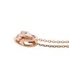 White Clover Maron Cream Womens Necklace Pendant Sanrio Characters Silver 925 Surgical Stainless Steel 316L Cubic Zirconia Heart Bear Pink Gold 40cm