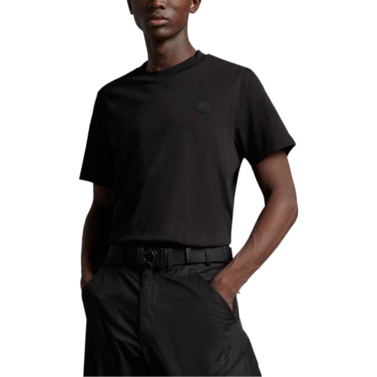 Moncler SS23 Marškinėliai Vyriški Juodi I10918C00007829H8999