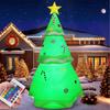 7FT Inflatable Christmas Tree Outdoor Christmas Decorations With Build In Bright LED Lights With Remote For Garden Lawn Party