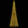 LED Christmas Tree 1534 Warm White LEDs 500 Cm