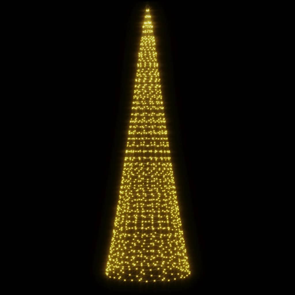 LED Christmas Tree 1534 Warm White LEDs 500 cm