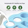 Popsicles Molds 9pcs Silicone Popsicle Molds Easy Release BPA Free Popsicle Maker Molds Ice Pop Molds Homemade Popsicle