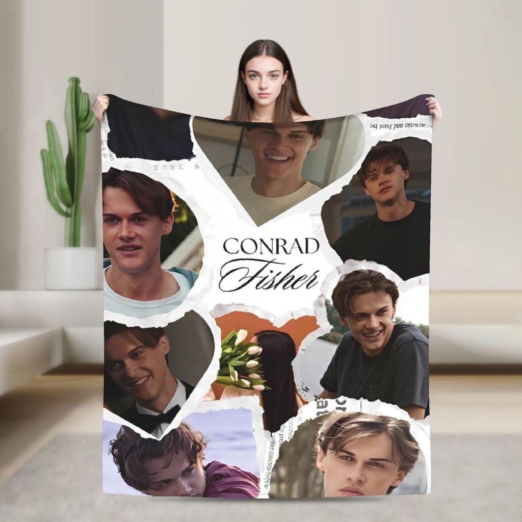 Conrad Fisher Decken Weich Lustig Plüsch Überwurfdecke Für Kinder Erwachsene Sofa Bett Flanell Bettbezug Bettdecke