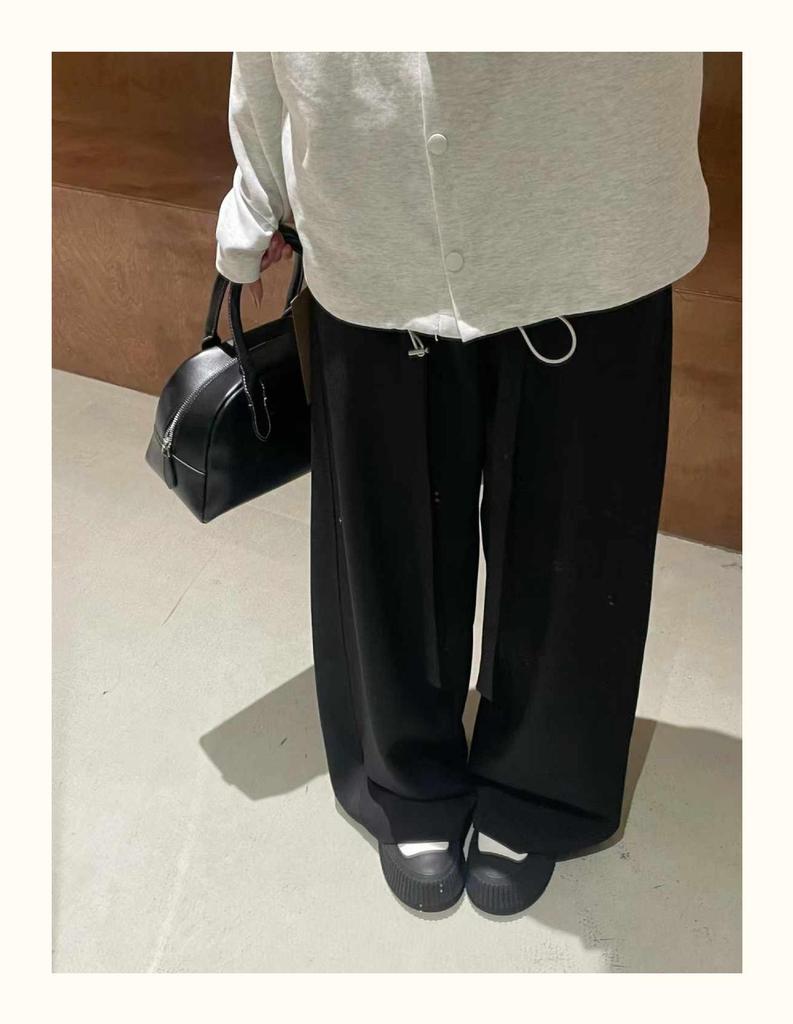 Da7 Women's High Waist Korean Style Plus Size Loose Wide Leg Harem Pants