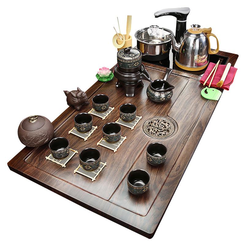 220V Electric Kettle Automatic Tea Pot Cooking Machine Tea Set Health Preserving Pot Kettle Teapot Outdoor Travel Tea Set