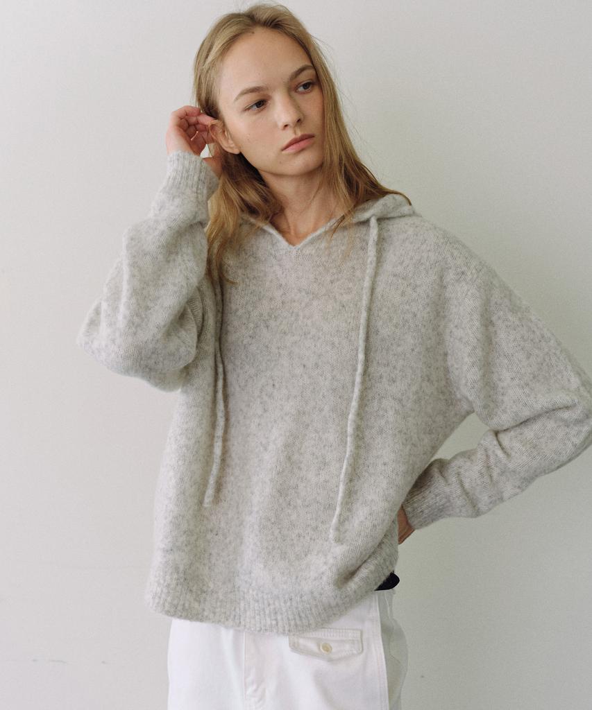 Yulago Alpaca Hooded Knit