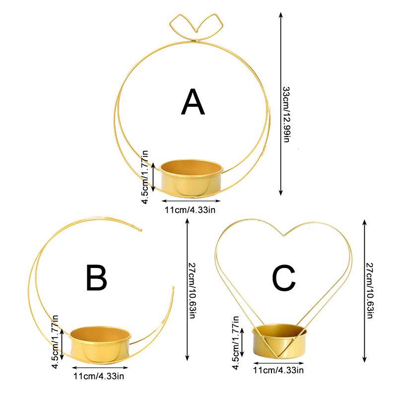 Golden Iron Metal Vase Hydroponic Container Flowers Pot Stand Vase Flower Arrangement Wedding Living Room Home Decoration