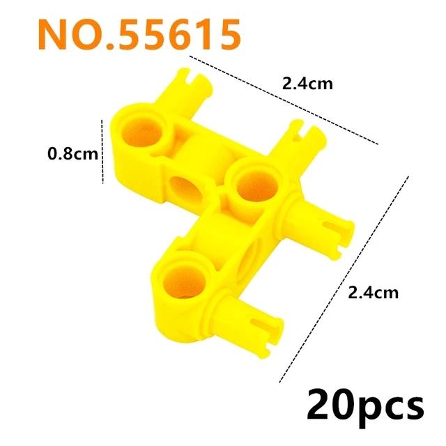 Bulk Technical Connector Pin Peg Cross Axle Building Blocks Parts Compatible with 2780 3673 6558 6562 MOC Bricks Toys