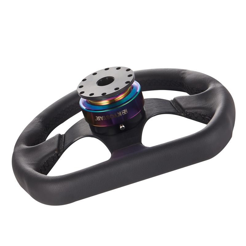 Car Auto Quick Release Steering Wheel Snap Off Hub Adapter Boss Kit Titanium Aluminum 1Pcs High Quality Universal