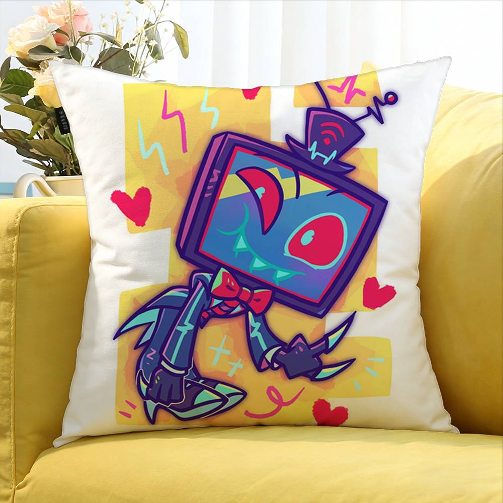 H-Hazbin Vox H-Hotel Trust Us Various Sizes Square Pillow Case For Car Home Bedchamber Decor