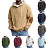Herr fritidssport huvtröja med huva pullover hoodie