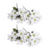 4pack/lot Realistic Appearance Artificial Poinsettia Flowers For Lifelike Artificial Flower