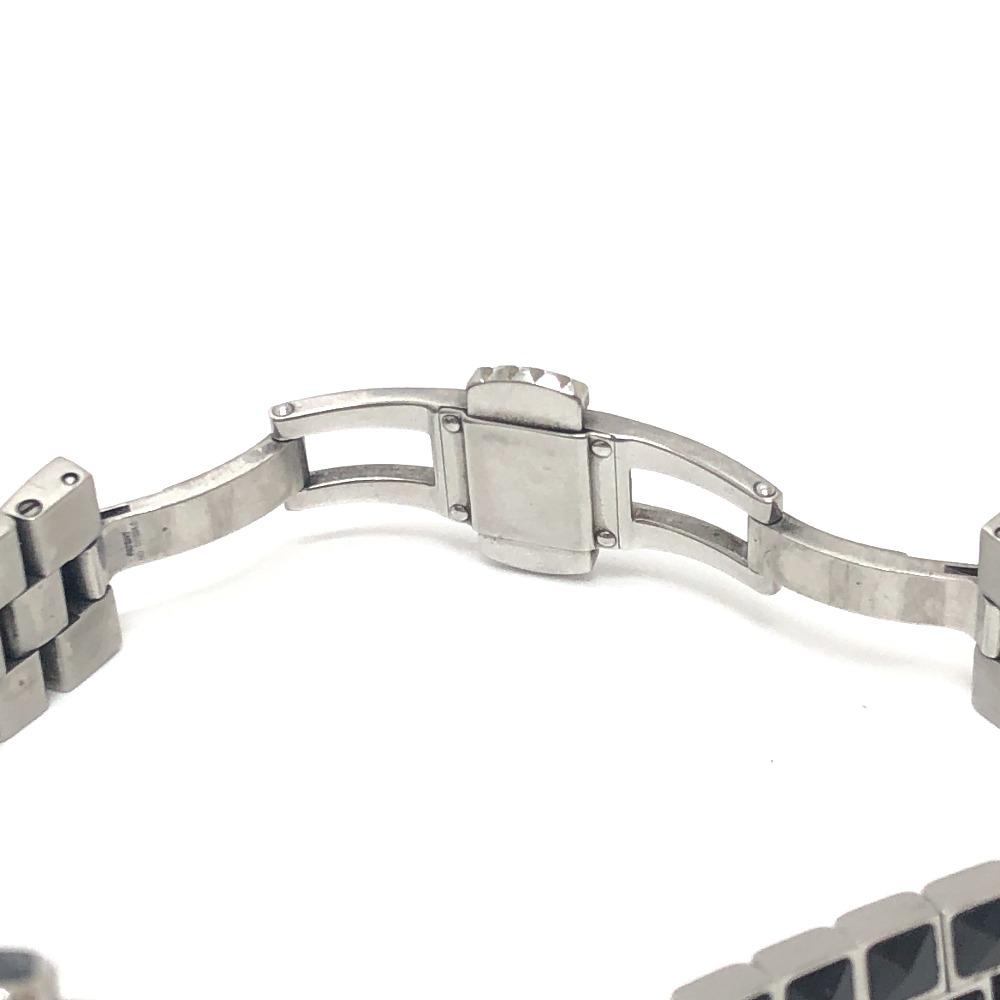 Dior CD113119 Crystal Diamond Bezel 16P Quartz Date Watch Round Face Wristwatch