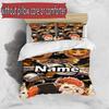 3pcs Duvet Cover Set (1*Duvet Cover + 2*Pillowcase, Without Core), Custom Name Haikyu Pattern Bedding Set, Home Bedroom Decor Gift