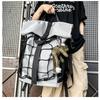 Motorcycle style high-end men's backpack workwear trendy men's backpack trendy brand sports cycling helmet bag