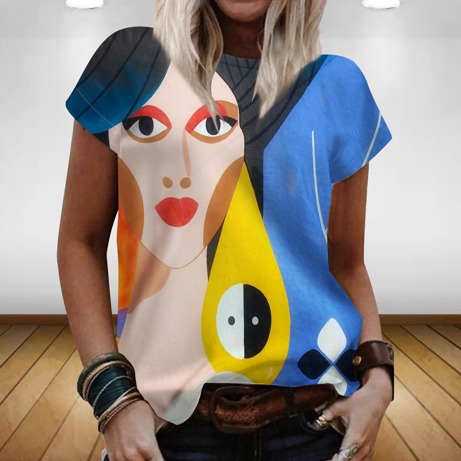 Abstract Pattern Flower 3D Printed T-shirt XS