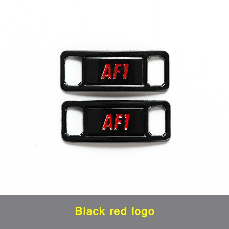 NEW 1 Pair Metal Shoelaces Buckle AF1 Shoe Decoration Suitable for All Shoes Sneakers Shoes Accessories Flat Shoelace Buckle