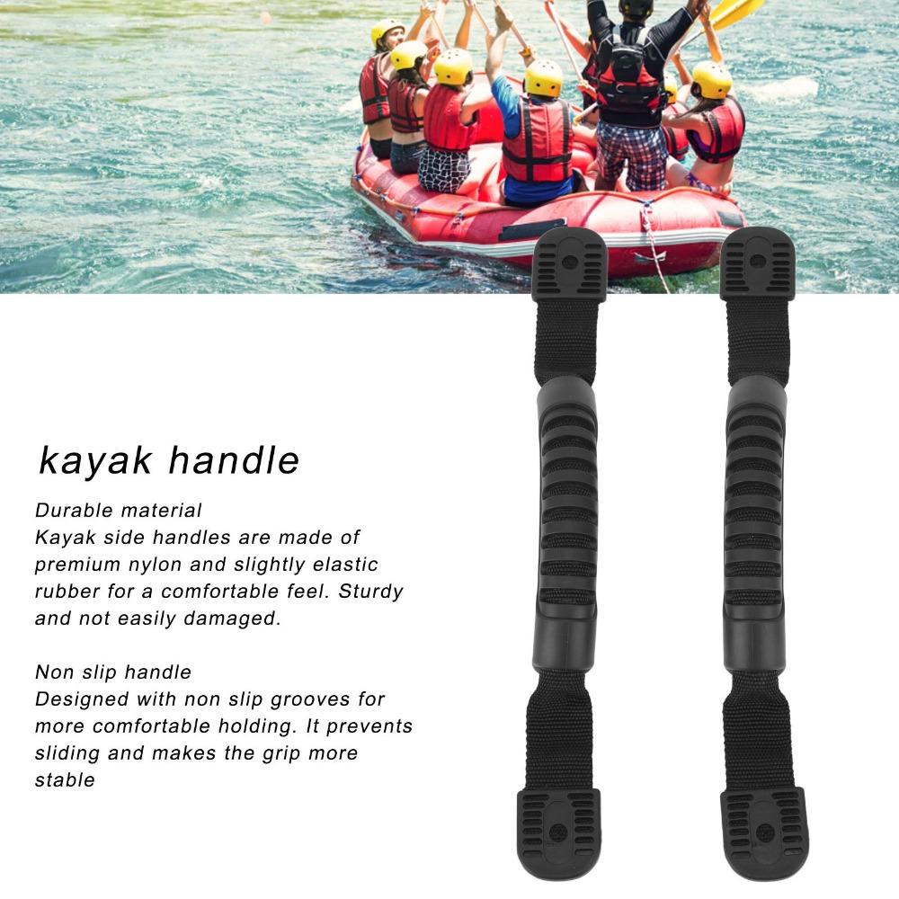 1 Pair Anti Slip Kayak Carry Handle Side Mount Canoe Side Handle for Kayaks Suitcase Luggage