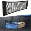 1PC Car trunk mesh bag storage fixed artifact Velcro mesh bag car storage bag car supplies storage net