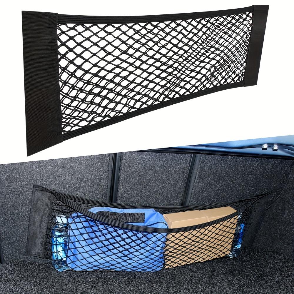 1PC Car Trunk Mesh Bag Storage Fixed Artifact Velcro Mesh Bag Car Storage Bag Car Supplies Storage Net