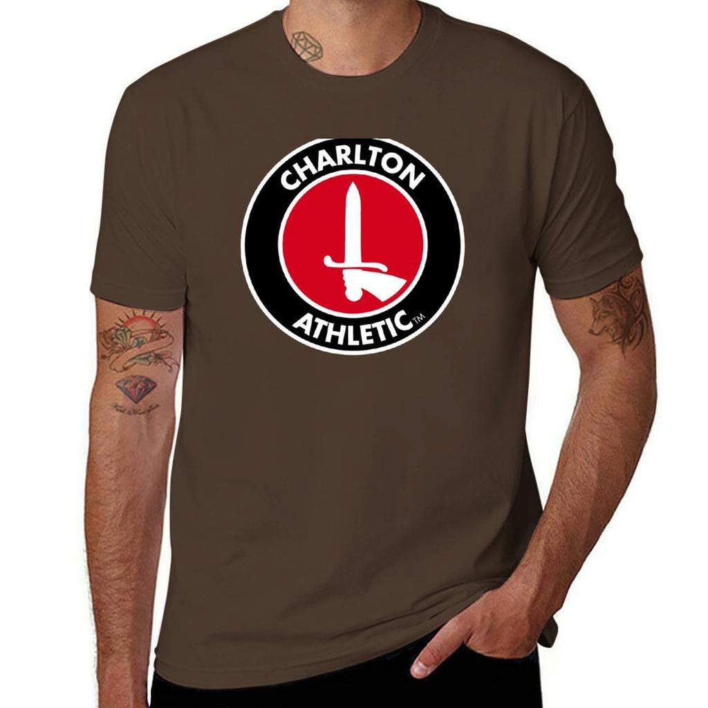 The Charlton Athletic F.C.. Tričko prosté celní estetické oblečení pánská grafická trička anime