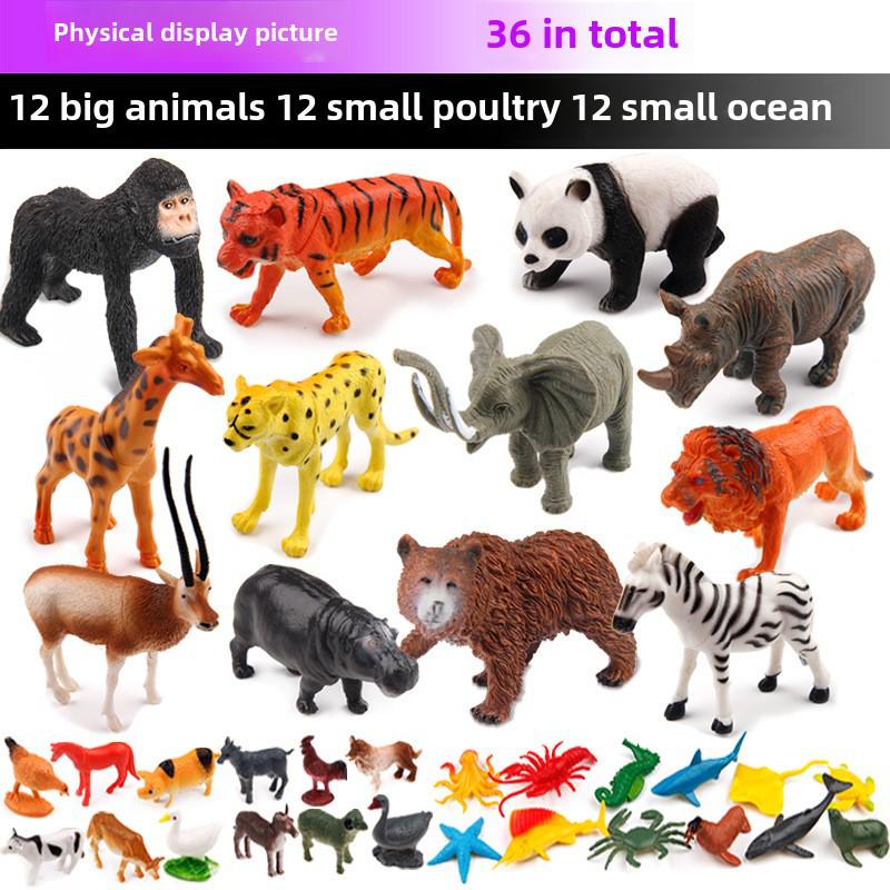 Dinosaur and Wildlife Animal Model Toy Sets