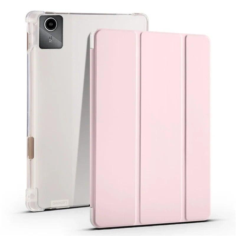 Nettbrett-lærveske for Xiaoxin Pad 2024 Tb331fc-etui med blyantholder Trifold PU-skinn TPU-baknettbrett for Lenovo Tab M11 Xiaoxin Pad 2024-etui