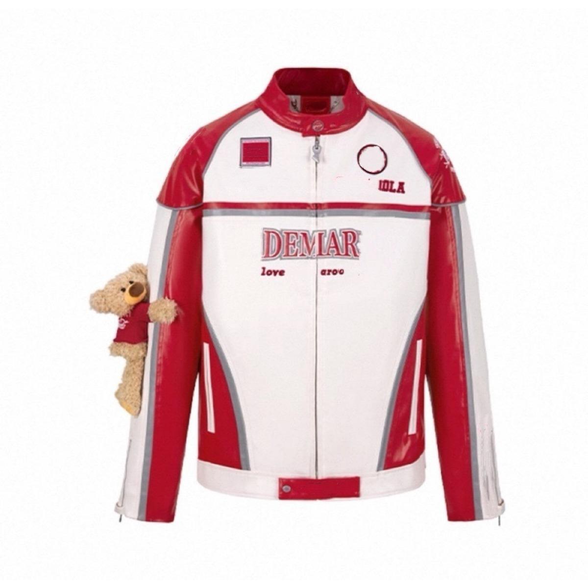 STREETRICH Patchwork Motorcycle Jacket ,Leather Jacket