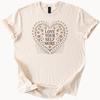 Ama Te Stessa di Più Maglietta Grafica Floreale a Forma di Cuore Camicia con Affermazioni Positive Cura di Sé Fiori Boho Maglietta Motivazionale Regalo per Lei