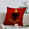 Cuscino Copricuscino Bandiera A-Albania Copricuscino da Viaggio per Auto Divano Auto Regalo di Natale 40X40Cm 45X45Cm
