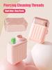 Extra Fine Ear Piercing Cleaner Swabs (180 Count) with Antibacterial Solution - Odor Removing Gentle Daily Care Portable Travel