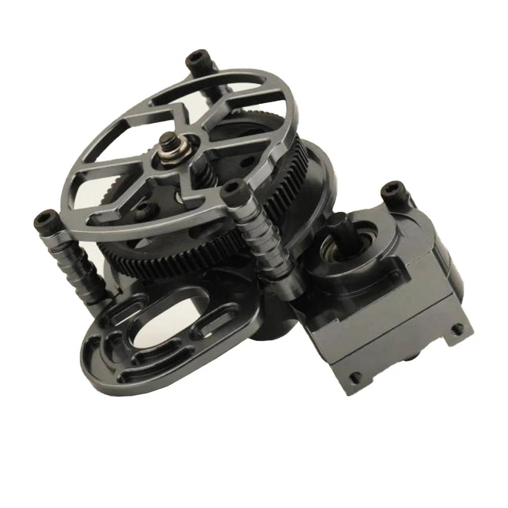 1/10 RC Car Metal Transmission Gearbox Assembly Tranny With Straight Gear for RC Crawler Car Axial SCX10 D90 Upgrade Parts