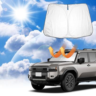 Coleya Sunshade 2024 New Toyota Land Cruiser 250 Model Exclusive Car Front Sunshade Car Shade Sunshade Cover High Density Window Thin Shade UV