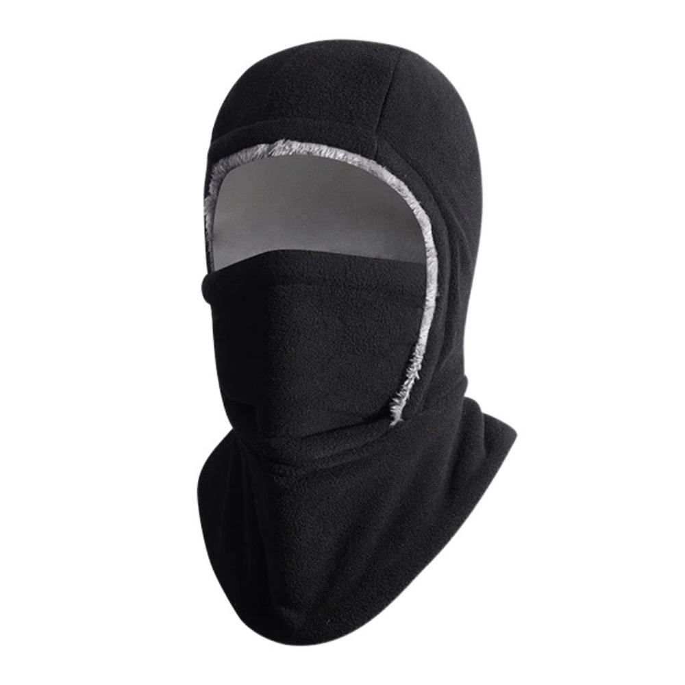 Fleece Warm Hat Mask Neck Protection Ski Windproof Cap Balaclava Cycling Cap  Winter