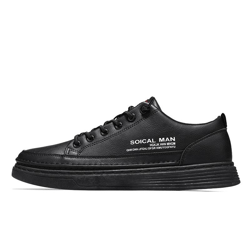 2025 summer new little white shoes, durable and comfortable one-pedal overboard shoes, men's casual shoes Korean version of board shoes