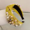 Retro Mori Girl Knot Headband with Pearls & Bow