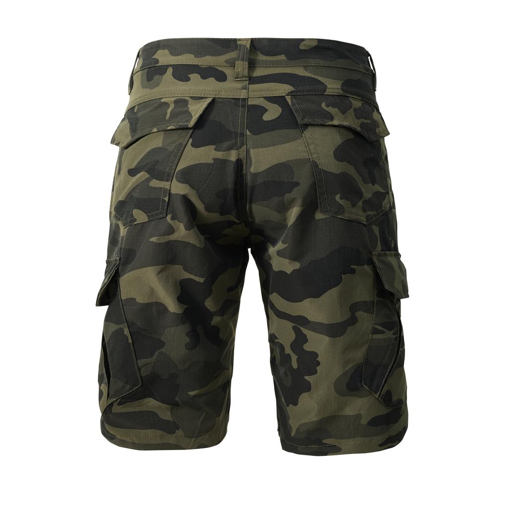 Herren Tarnung Cargoshorts, Mehrere Taschen Outdoor Wear Arbeitsshorts
