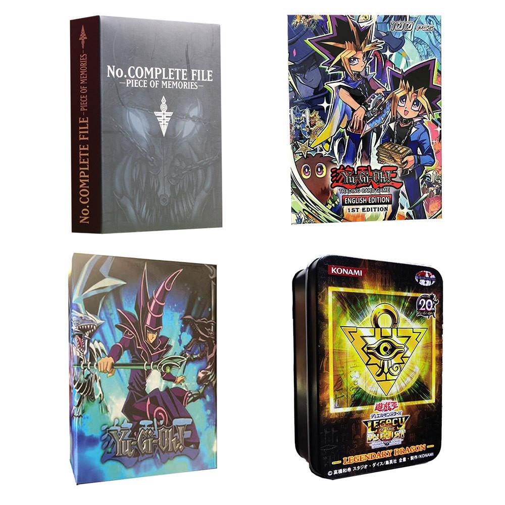 Sada karet Game Master Yugioh s klasickými a fóliovými sběratelskými kartami pro sběratele karet