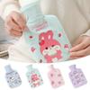 1000ML Plush Hot Water Bag Cartoon Rabbit Reusable Hand Warmer Comfortable Coldproof Hot Water Bottle Children Girls