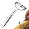 Manual Stainless Steel Corn Planer Ergonomic Long Handle Corn Cob Stripper  Kitchen Gadget
