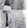 2025 Spring/Summer Women's Distressed Denim Vest with Heavy Beaded Floral Design