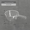 Transparent Plastic Water Bucket & Washbasin Set